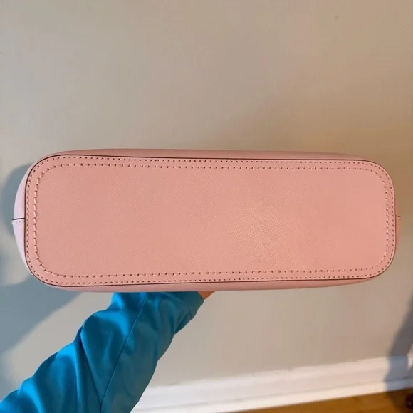 NWT Tory Burch Emerson Saffiano Leather Small Tote in Pink Quartz - Picture 16 of 16